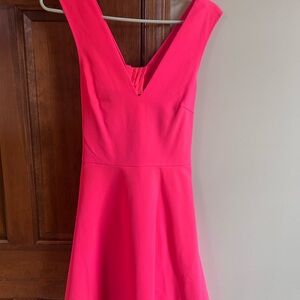 Elegant Pink Sleeveless Dress